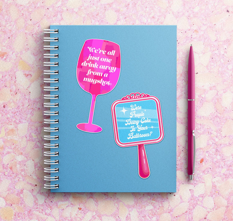 We're All Just One Drink Away From A Mugshot Sticker