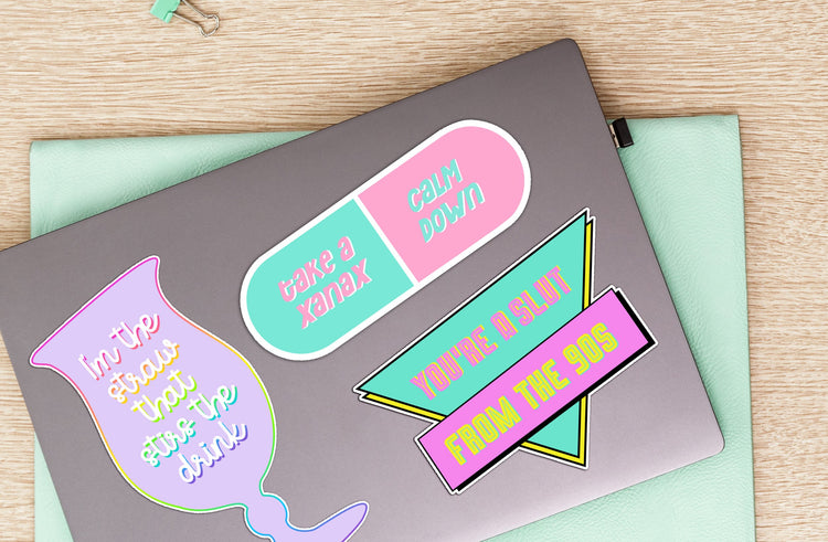 I'm The Straw That Stirs The Drink Sticker