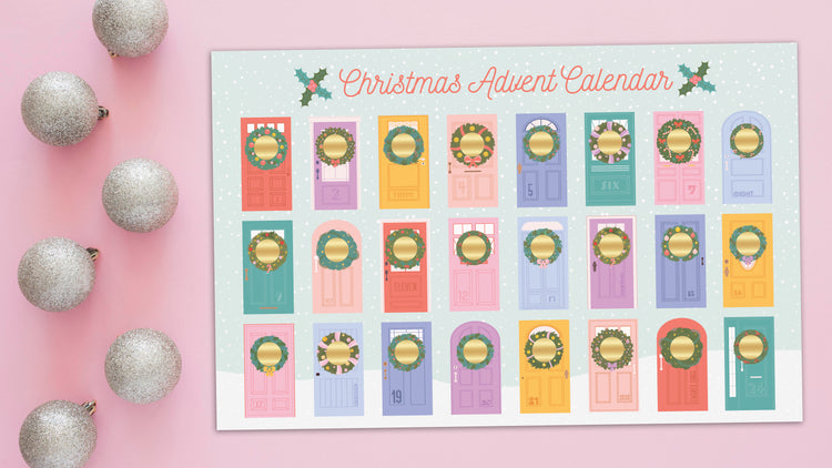 Christmas Scratch Off Advent Calendar