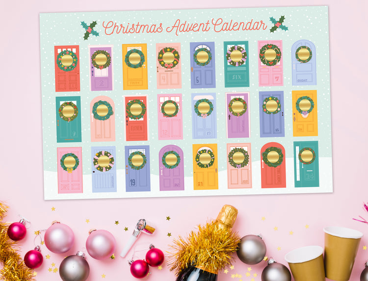 Christmas Scratch Off Advent Calendar