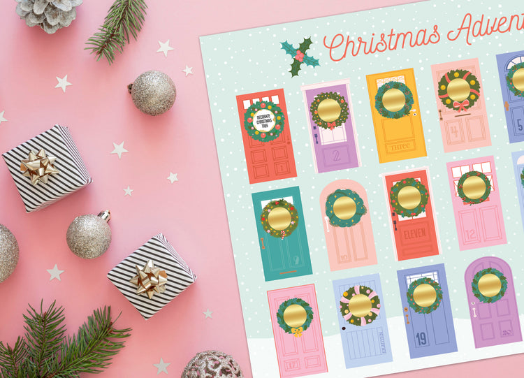 Christmas Scratch Off Advent Calendar