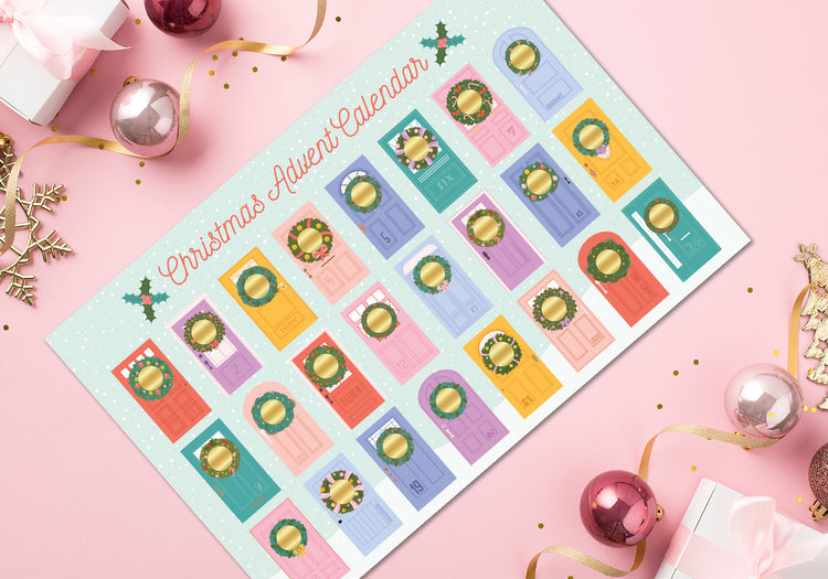 Christmas Scratch Off Advent Calendar