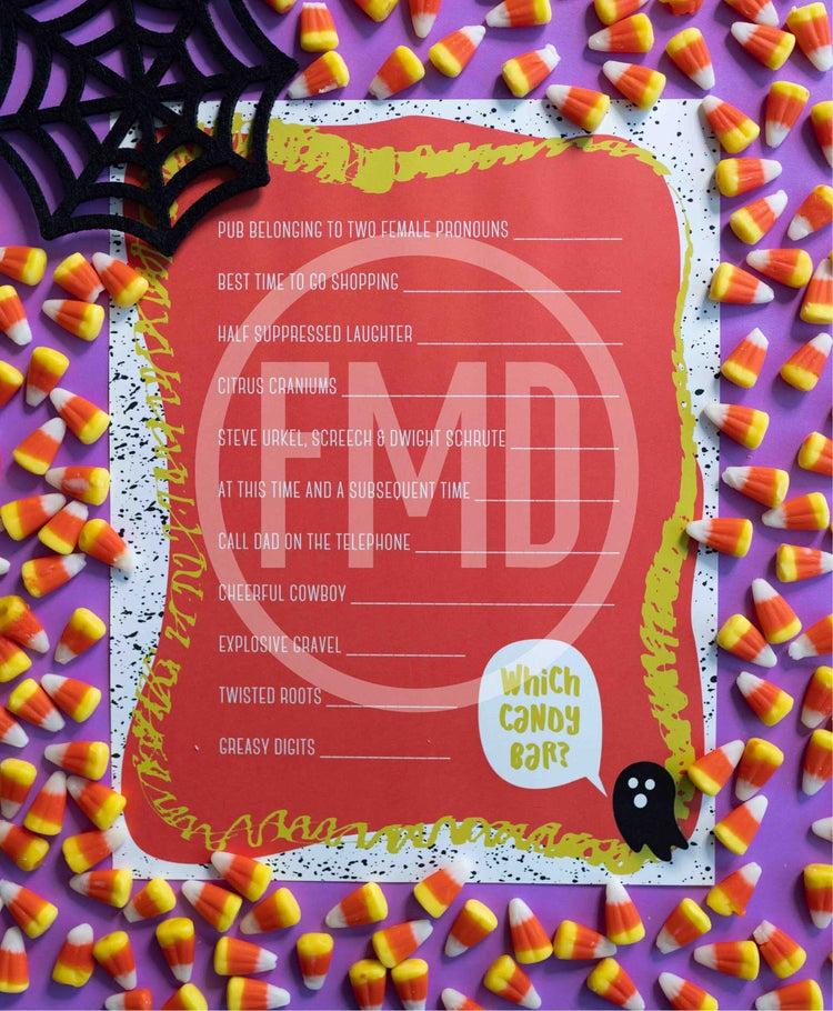 Halloween Printable Party Game Bundle