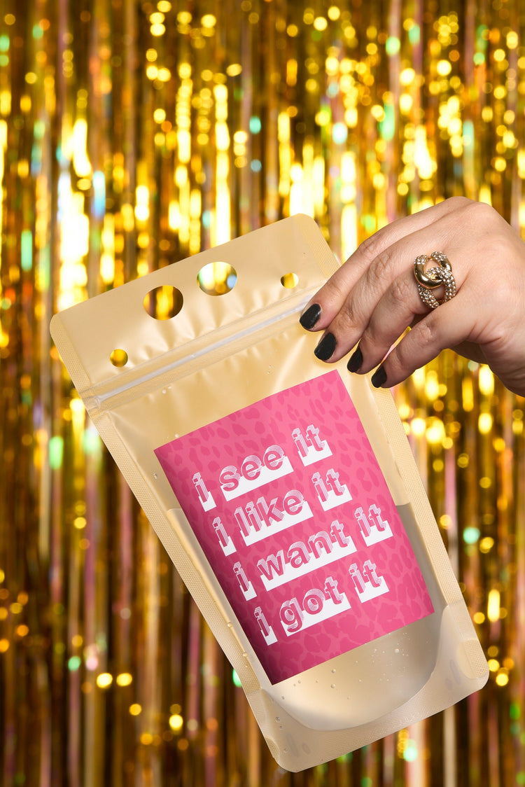 Bad Bitch Drink Pouch Set of 10