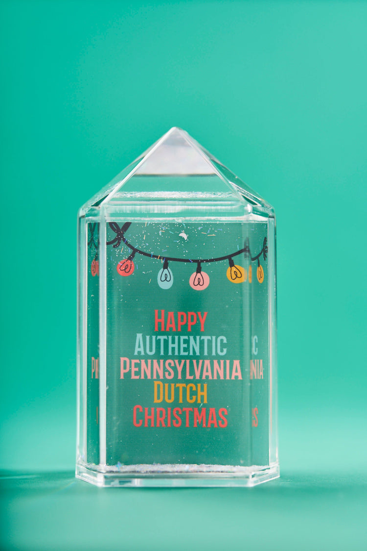 Pennsylvania Dutch Christmas Snow Globe