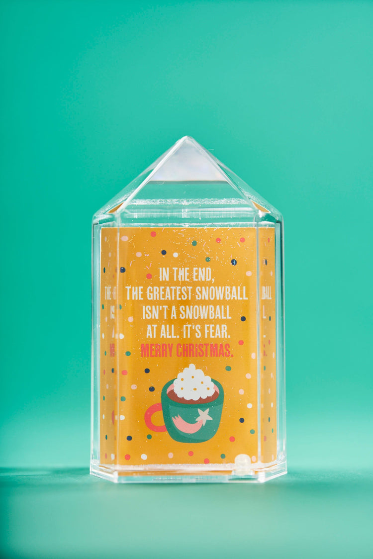 Dwight Schrute Glitter Snow Globe