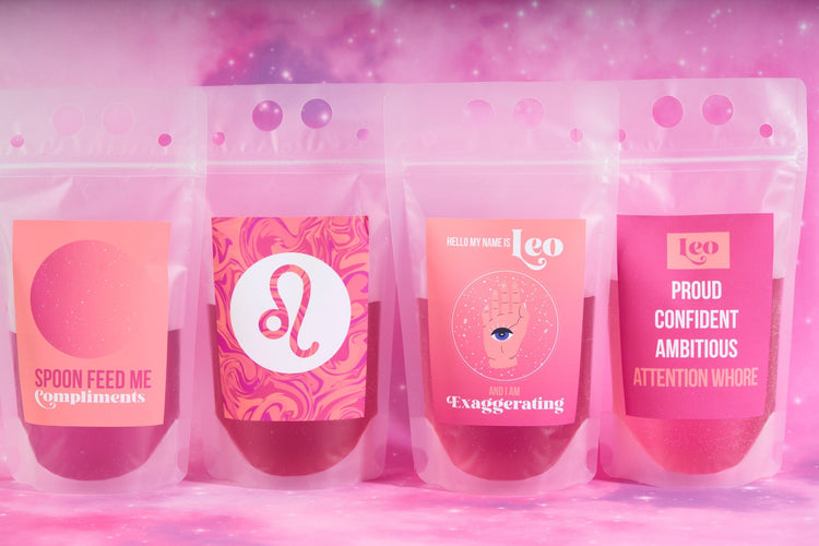 Leo Zodiac Drink Pouch Set