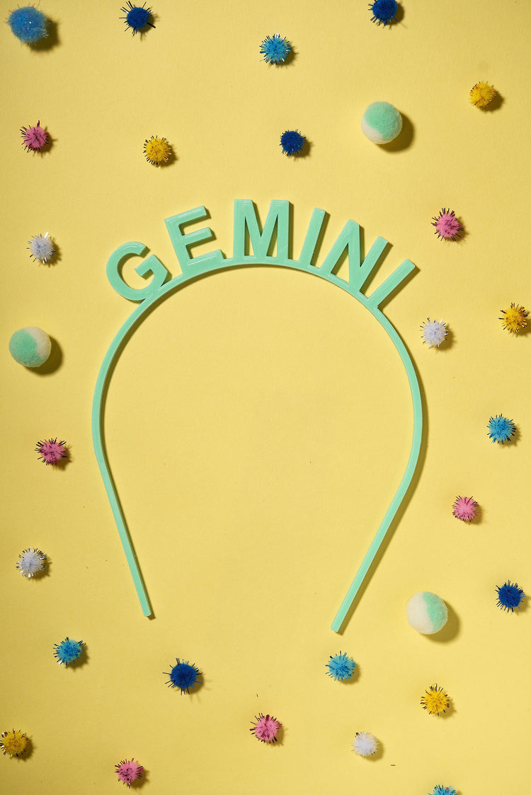 Gemini Birthday Headband