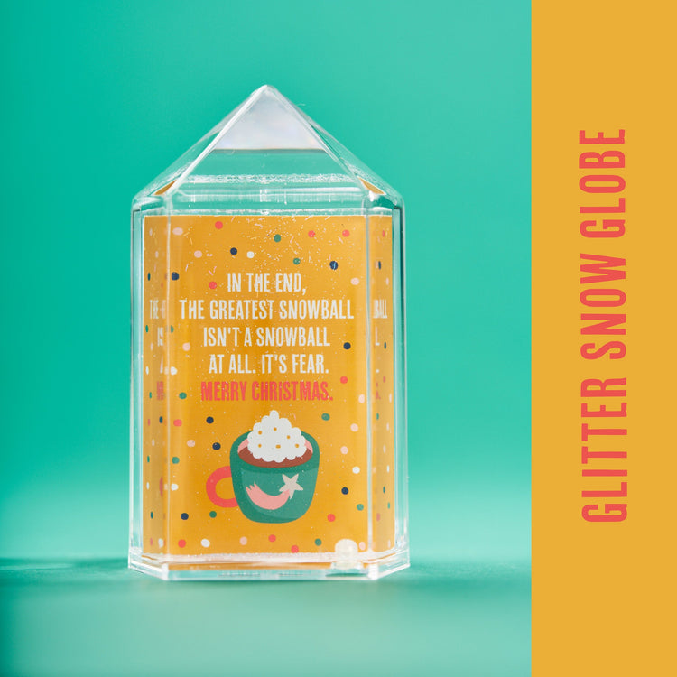 Dwight Schrute Glitter Snow Globe