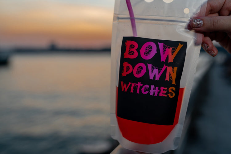 Bow Down Witches Drink Pouch,