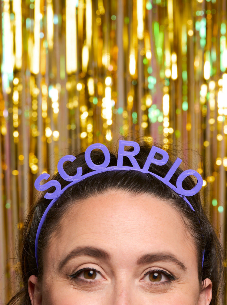Scorpio Birthday Headband