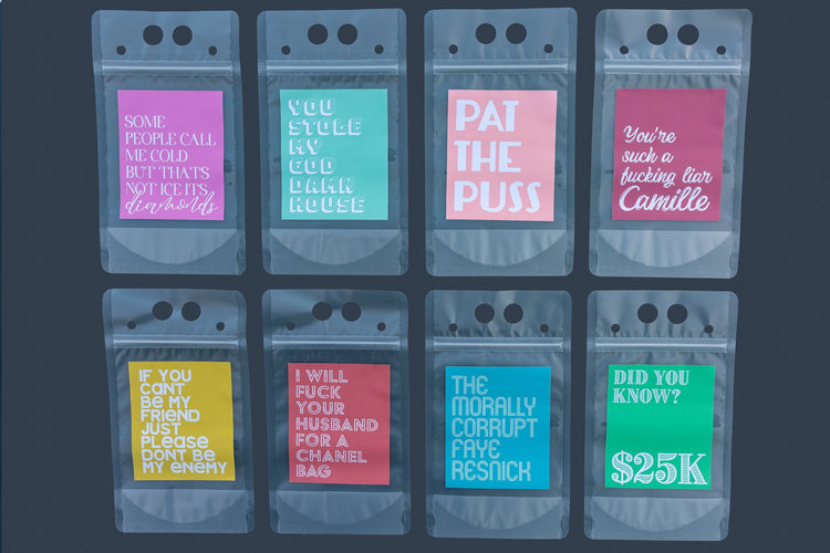 Real Housewives of Beverly Hills Drink Pouch Set