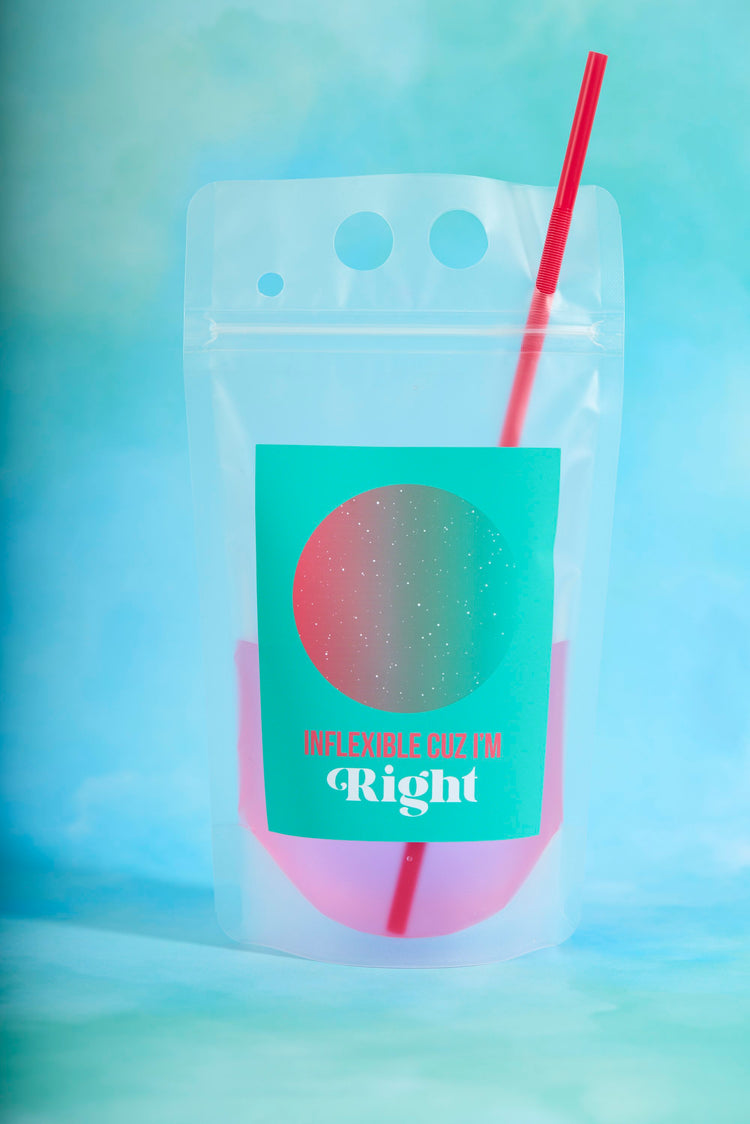 Taurus Zodiac Drink Pouch Set