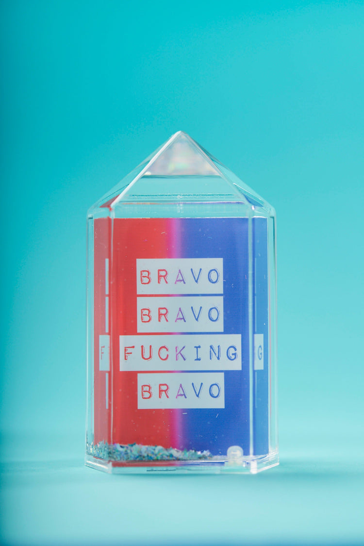 Bravo Bravo Fucking Bravo Snow Globe