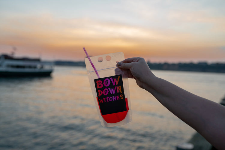 Bow Down Witches Drink Pouch,