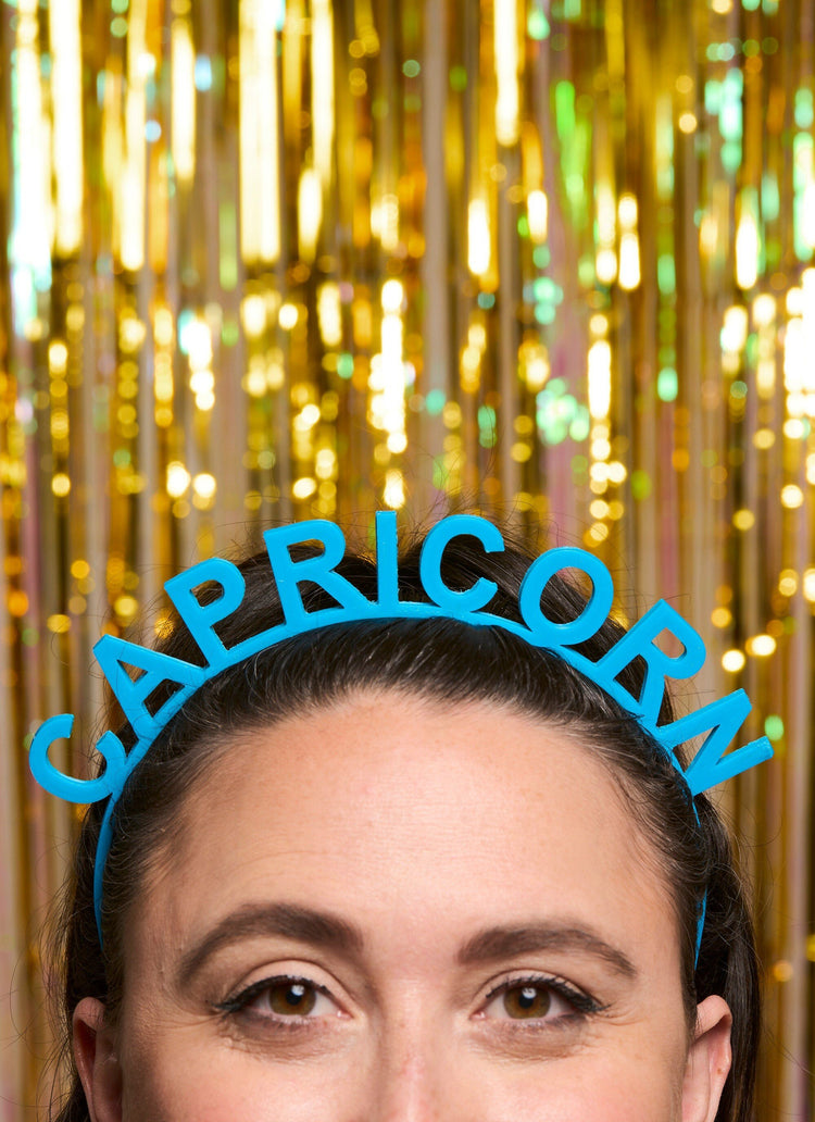 Capricorn Birthday Headband