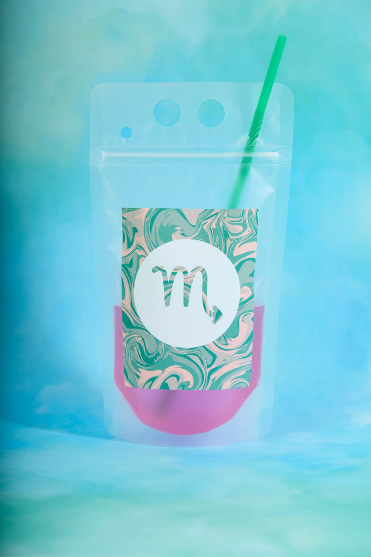 Scorpio Zodiac Drink Pouch Set