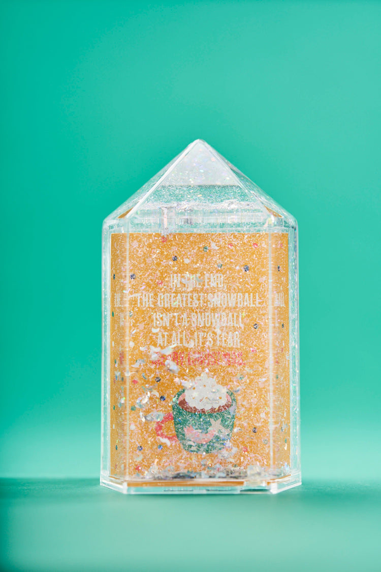 Dwight Schrute Glitter Snow Globe
