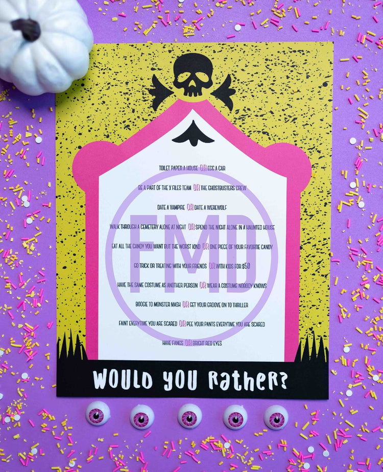 Halloween Printable Party Game Bundle