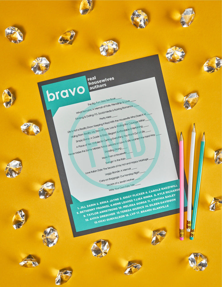 Real Housewives Printable Party Games