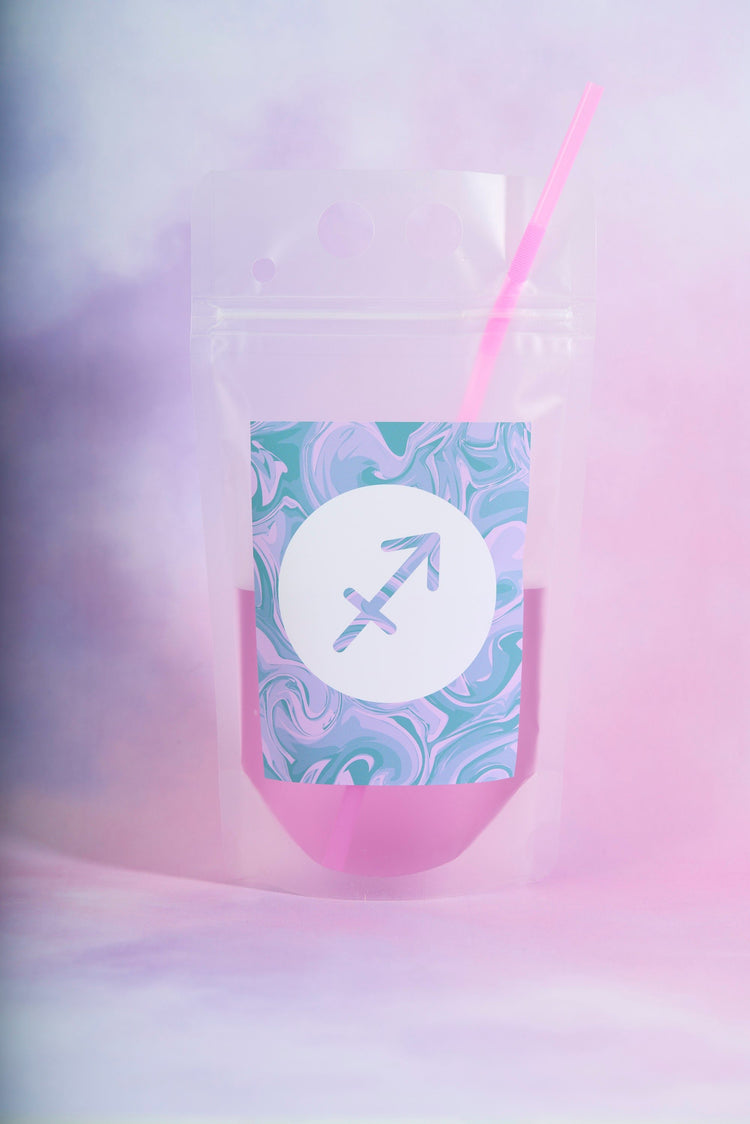 Sagittarius Zodiac Drink Pouch Set