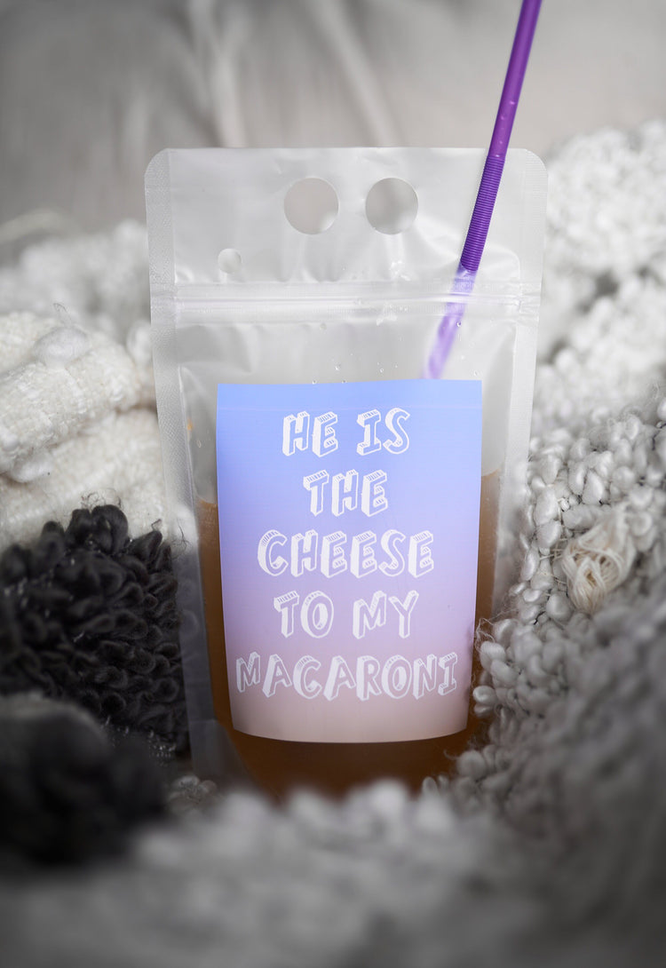 Romantic Comedy Party Drink Pouch Set of 8