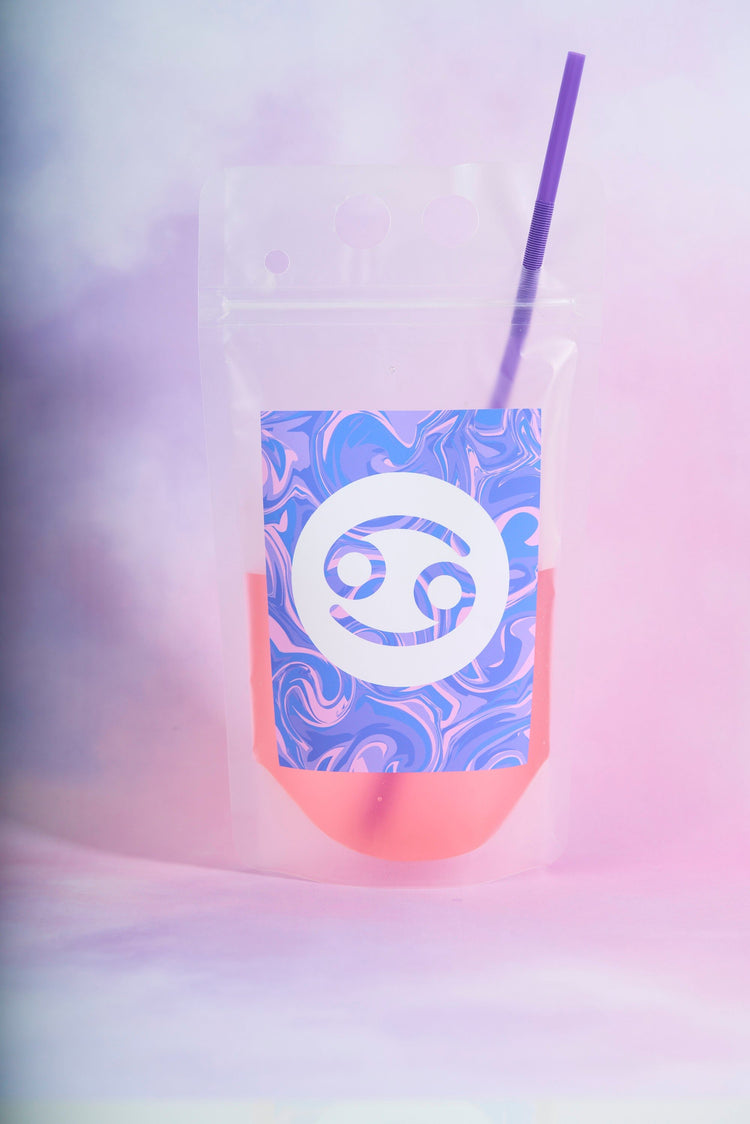 Cancer Zodiac Drink Pouch Set