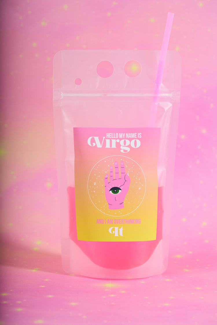 Virgo Zodiac Drink Pouch Set