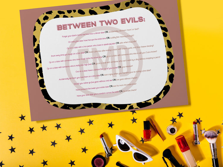 Single Ladies Dating Printable Games