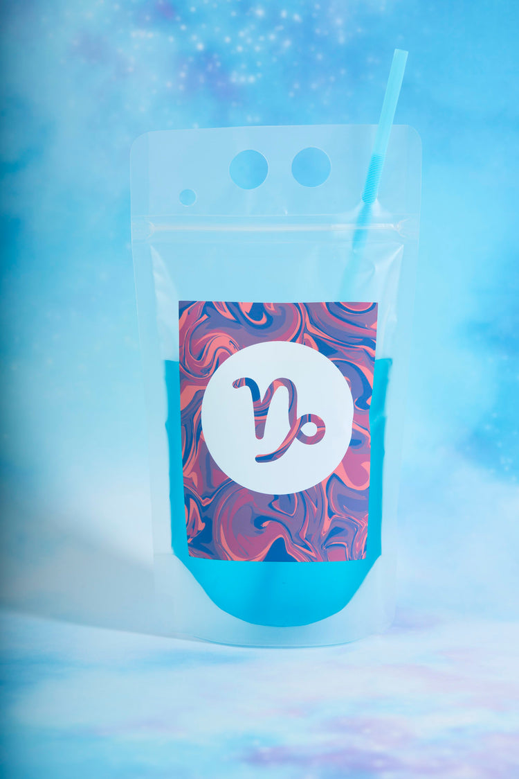 Capricorn Zodiac Drink Pouch Set