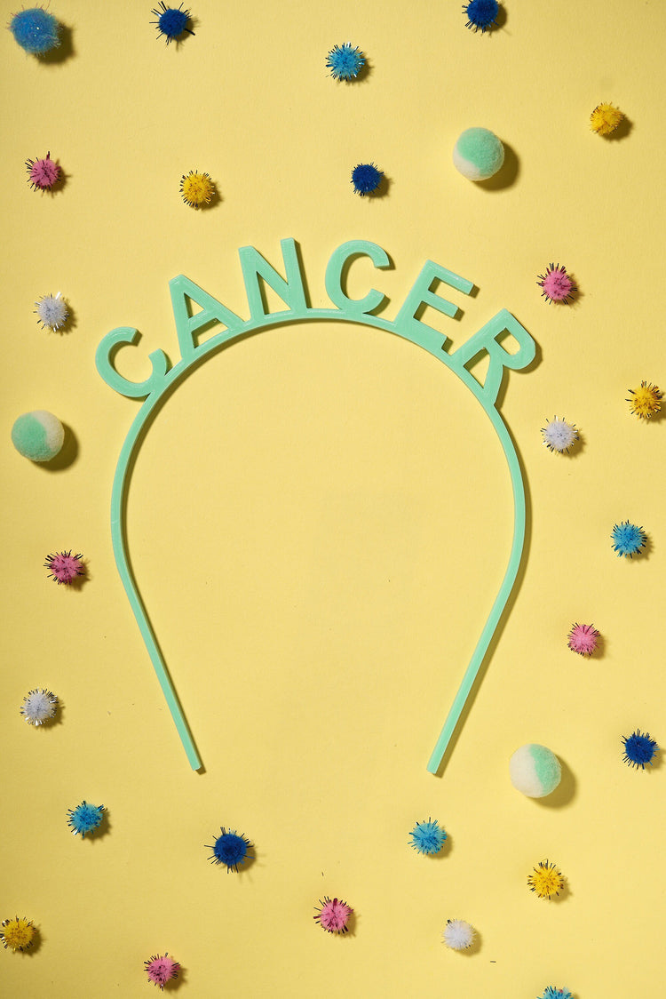 Cancer Birthday Headband