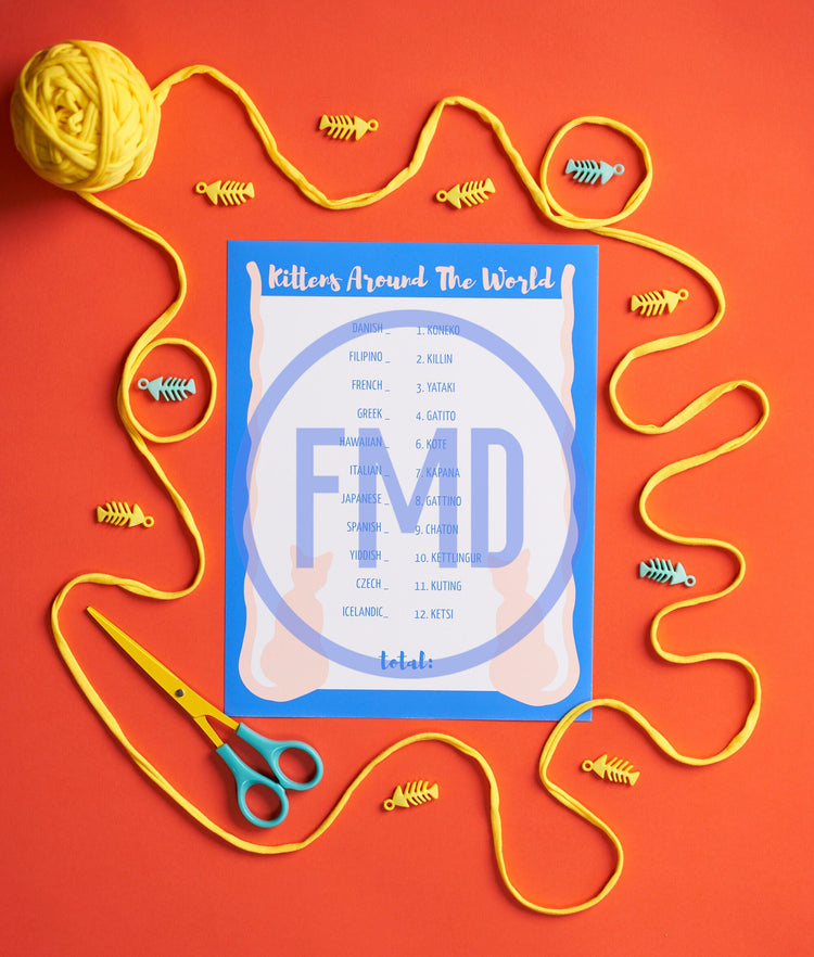 Cat Themed Party Games