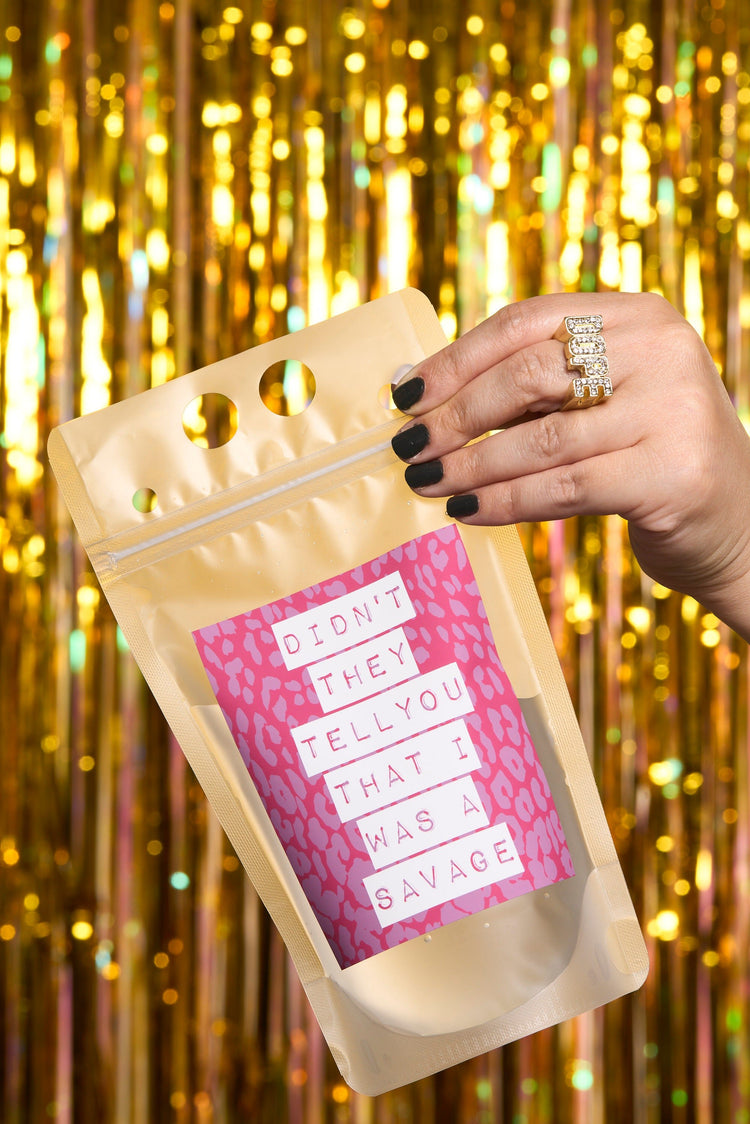 Bad Bitch Drink Pouch Set of 10