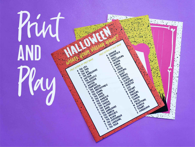 Halloween Printable Party Game Bundle