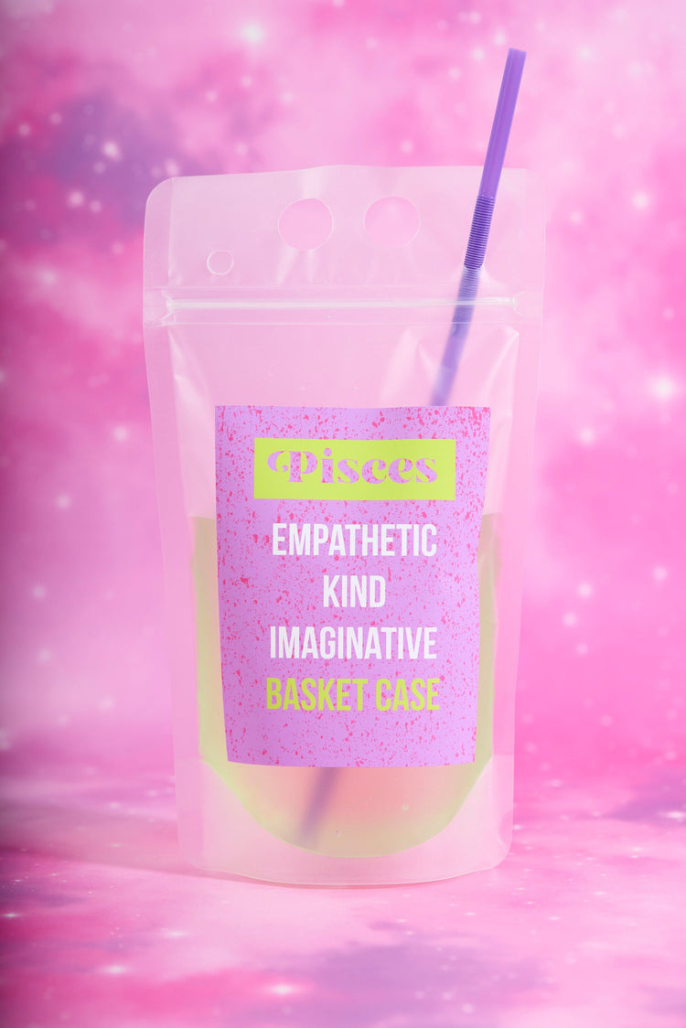 Pisces Zodiac Drink Pouch Set