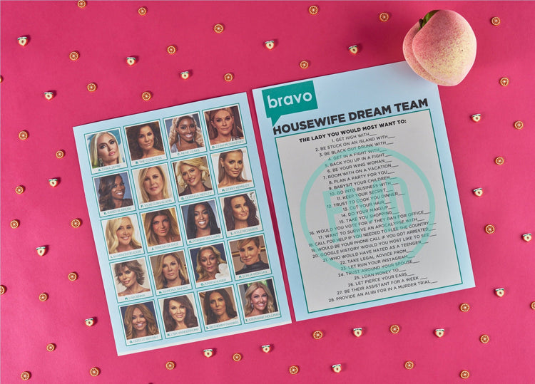 Real Housewives Printable Party Games