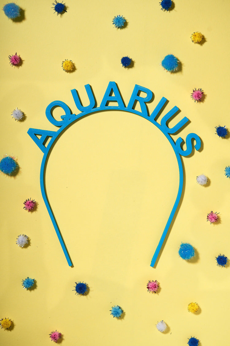Aquarius Birthday Headband