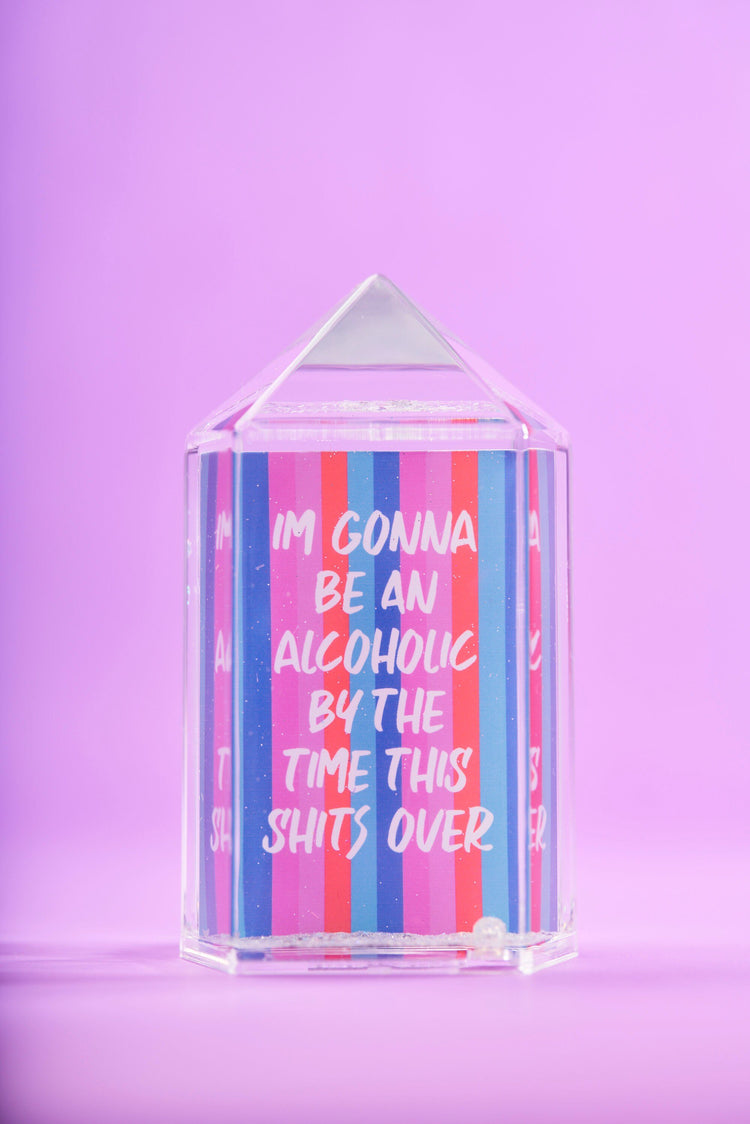 Erika Jayne Christmas, Real Housewives of Beverly Hill Gift, RHOBH Fan, Glitter Quote Snow Globe, Bravo Stocking Stuffer, Bachelorette Favor