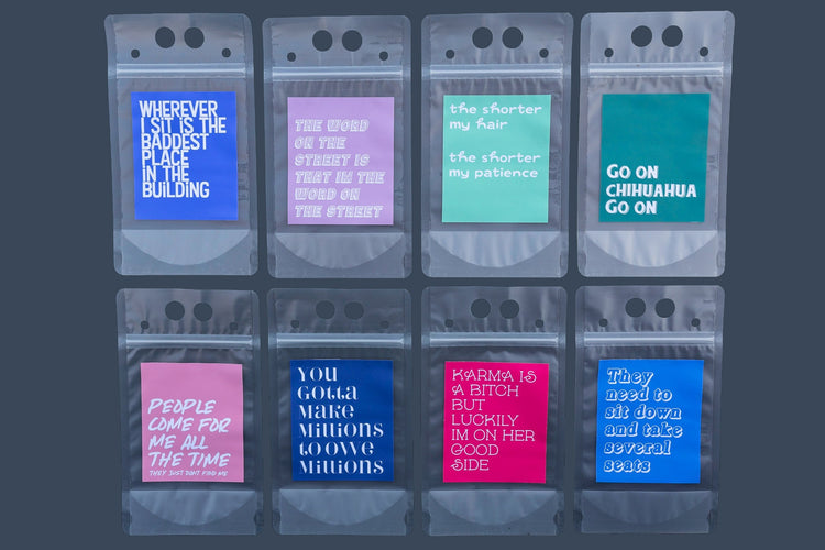 Real Housewives of Potomac Drink Pouch Set