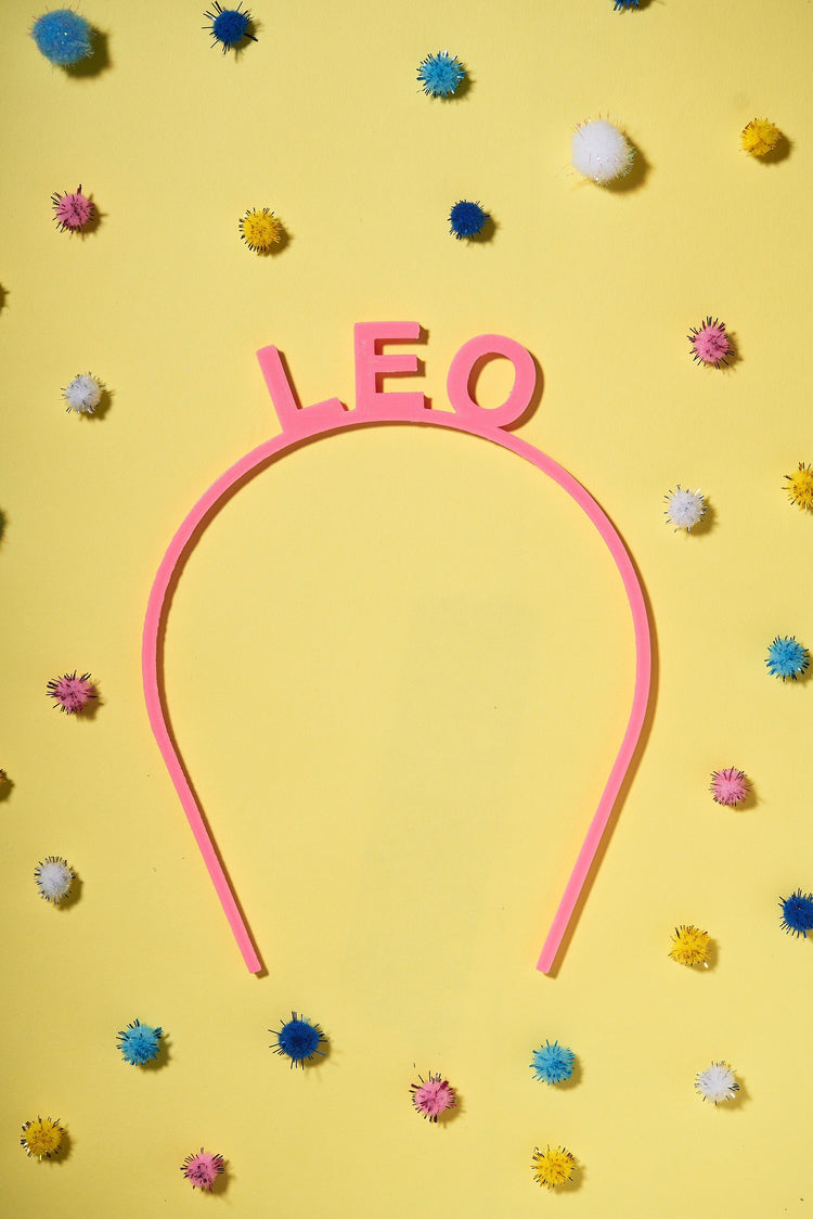 Leo Birthday Headband