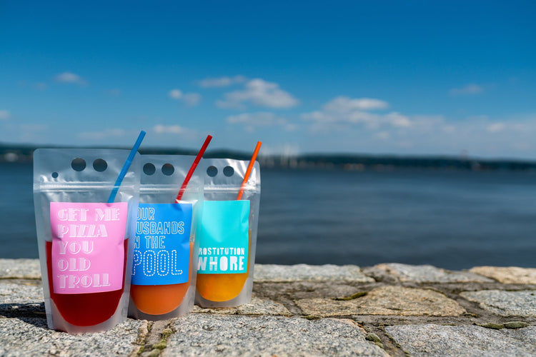 Real Housewives of New Jersey Drink Pouch Set