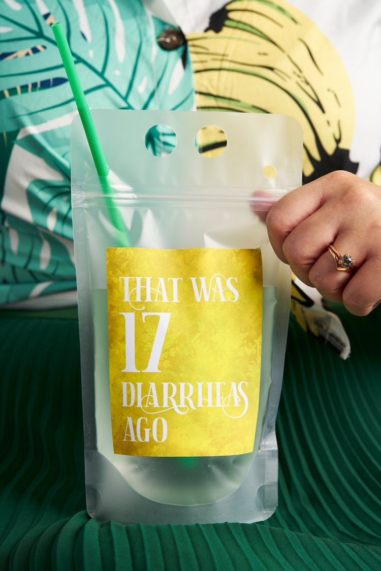 Morgan Letters Drink Pouch Set