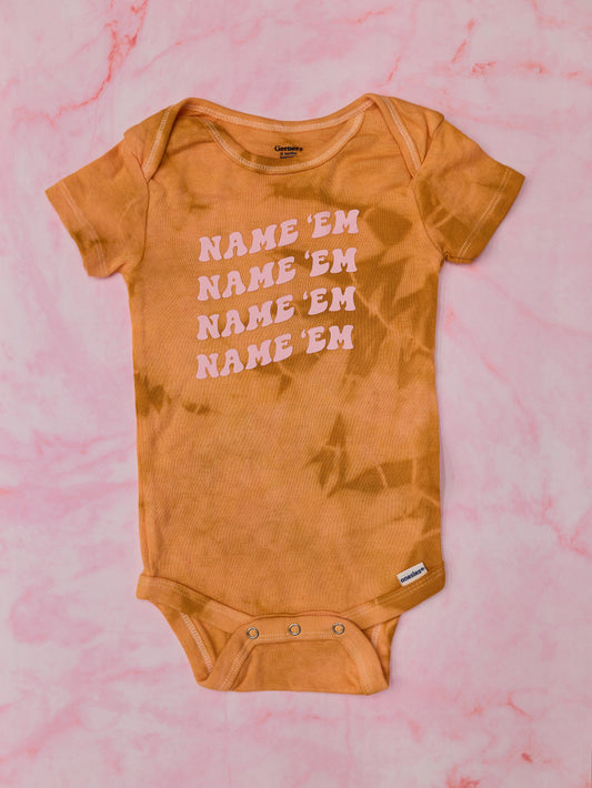 Name 'Em Onesie