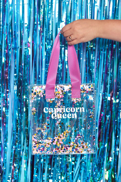 Zodiac Glitter Bag