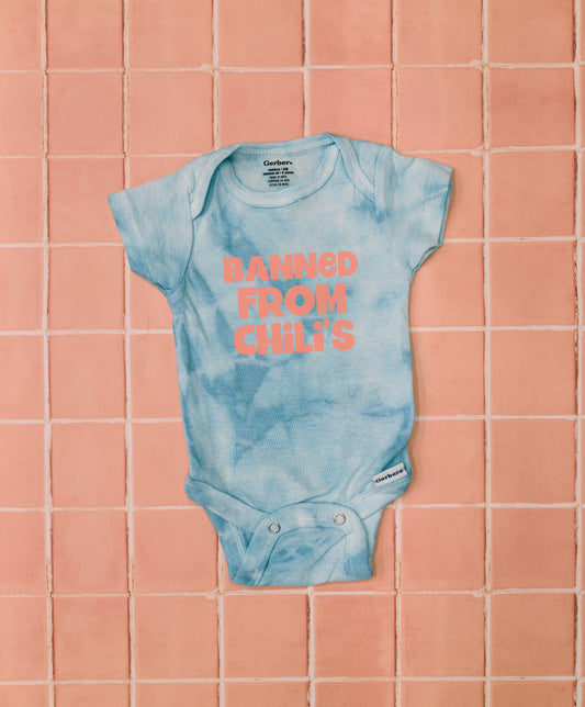 Banned From Chili's Onesie, The Office Baby Outfit, Dunder Mifflin Baby Shower, Michael Scott Gift, Tie Dye Infant Bodysuit, Funny TV Show