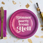 Dinner Party From Hell Paper Plate set