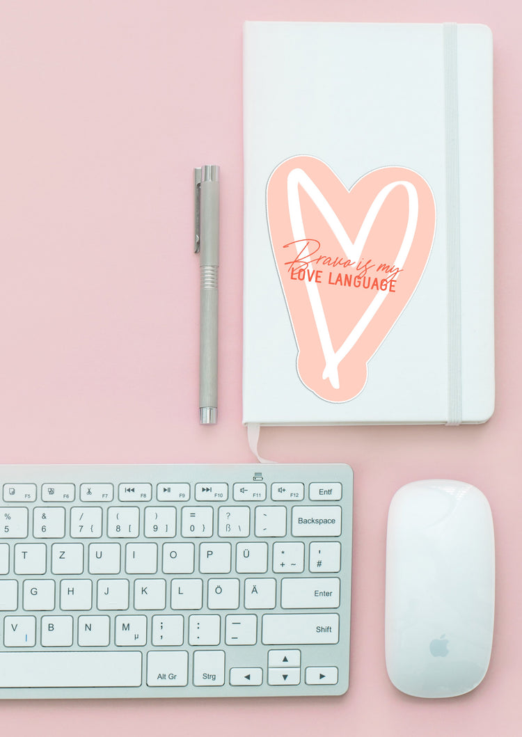 Bravo Is My Love Language Sticker