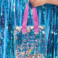 Life Isn't All Diamond and Rose Glitter Mini Tote