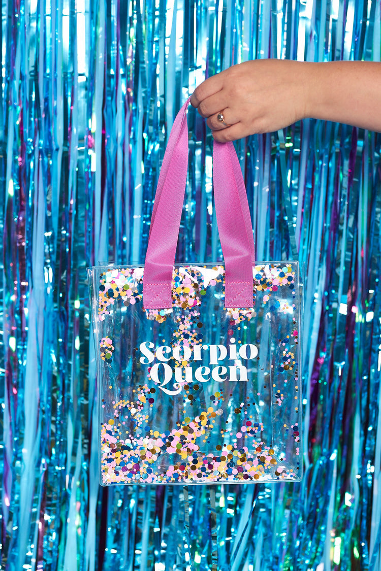 Zodiac Glitter Bag